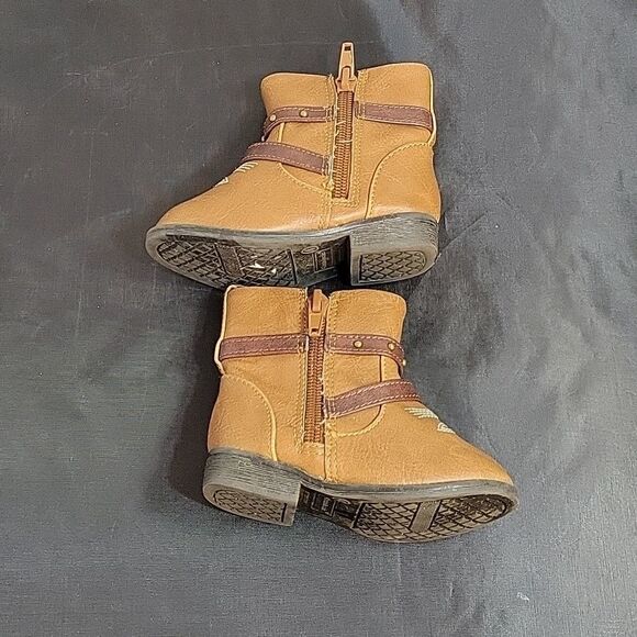 GARANIMAIS ROUND TOE ZIP CLOSURE ANKLE BABY BOOTIES - Picture 6 of 15